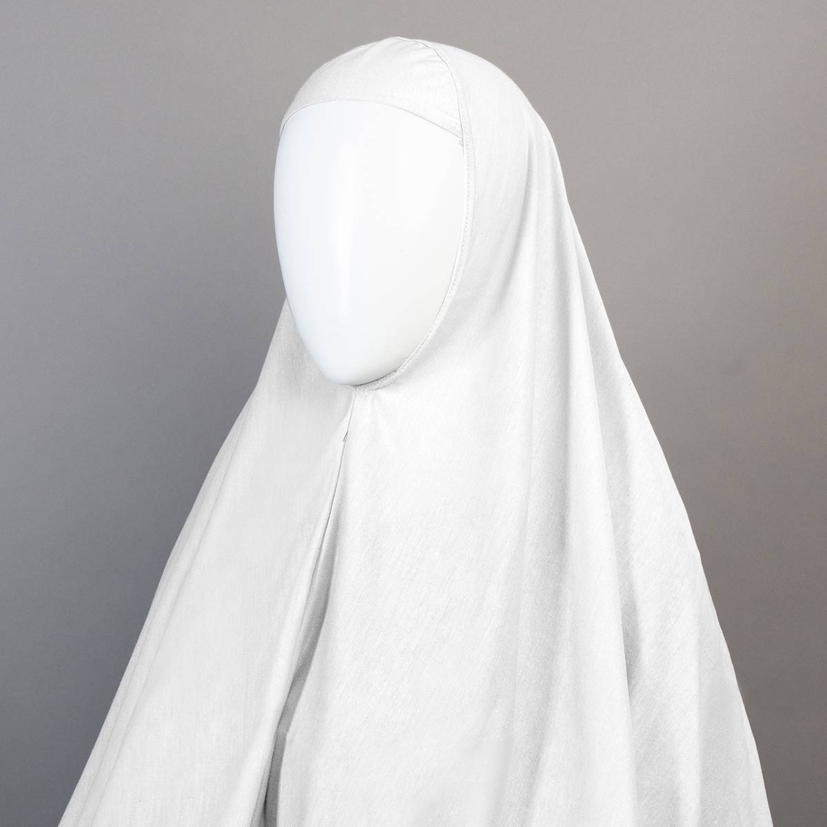 White Makhna Hijab - Abaya.pk